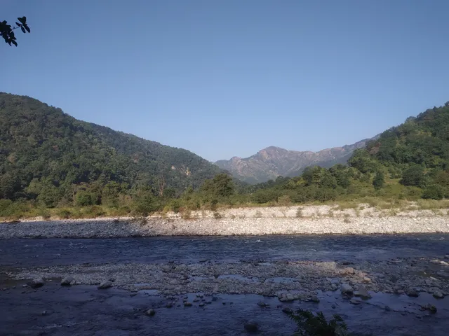 Ramganga river, near Jim Corbett National Park, India.